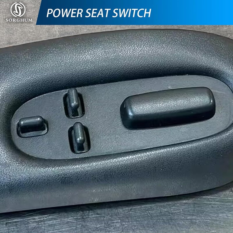 Sorghum Power Seat Switch - Driver Side Adjustment Switch Control LH/RH Compatible with 1997 1998 1999 2000 2001 2002 2003 2004 Chevrolet C5 Corvette 14 Pins Replace# 12135158 - Image 2